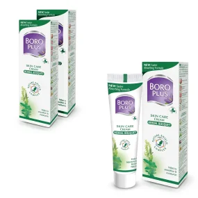 Hautpflegecreme - Boro Plus, Kräuter, 3 х 25 ml